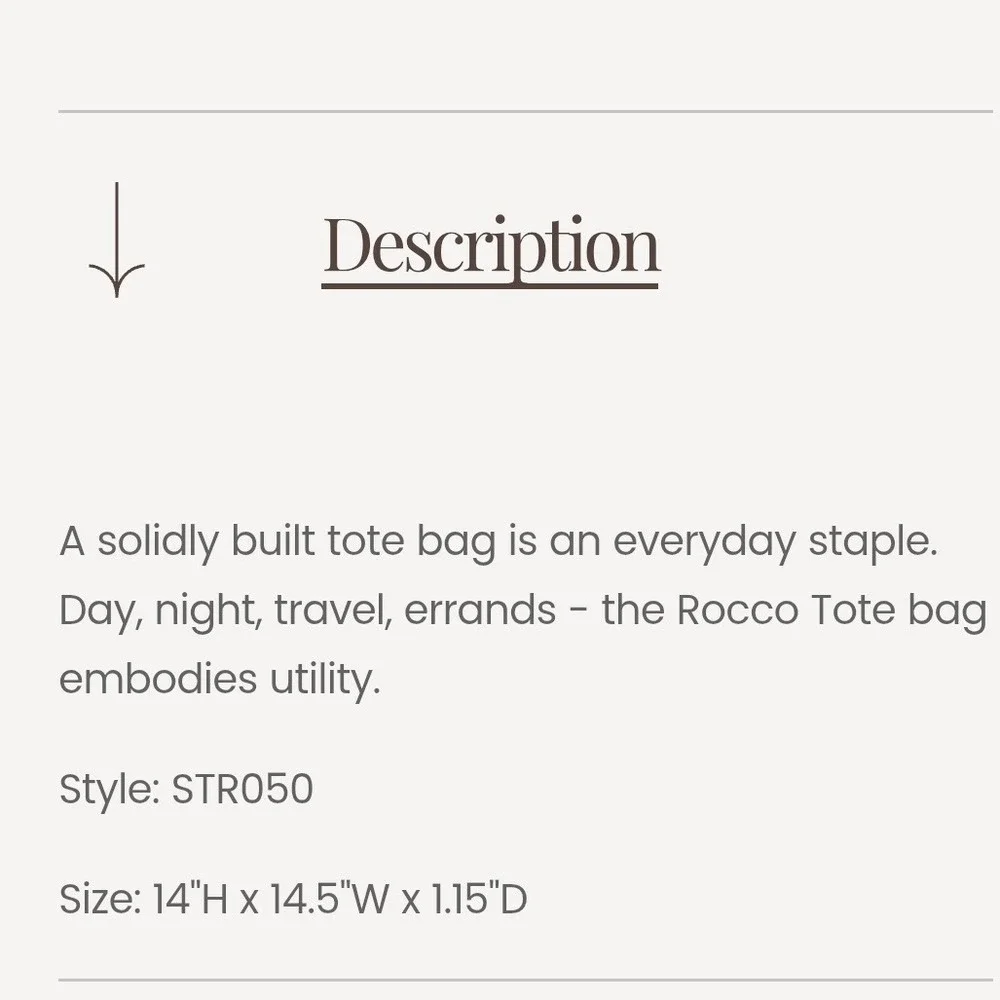 Vaan & Co Royce Rocco Upcycled‎ Canvas and Leather Tote
